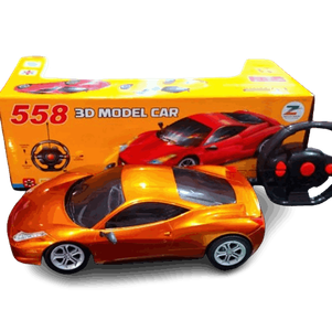 558 Rechargeable 3D Model Car Toy For Kids Remote Control